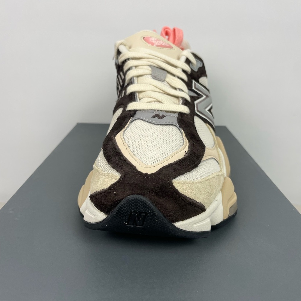 New Balance Men’s Sandstone Brown White 9060 Athletic Y2K Inspired Sneakers‎ - Picture 8 of 12